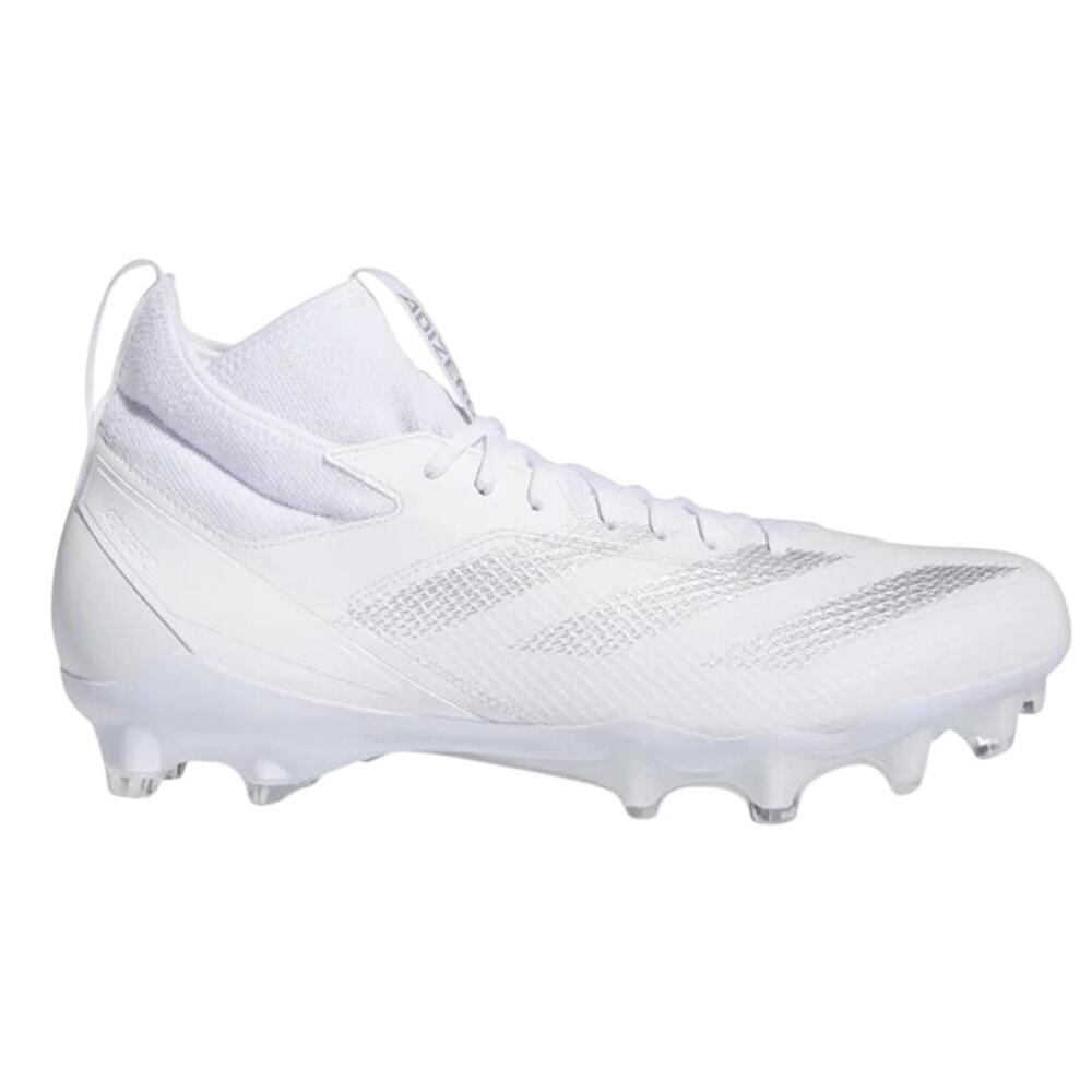 Adidas Mens Adizero Impact Football Cleats Size 8.5 White Athletic IF2475 NWOB